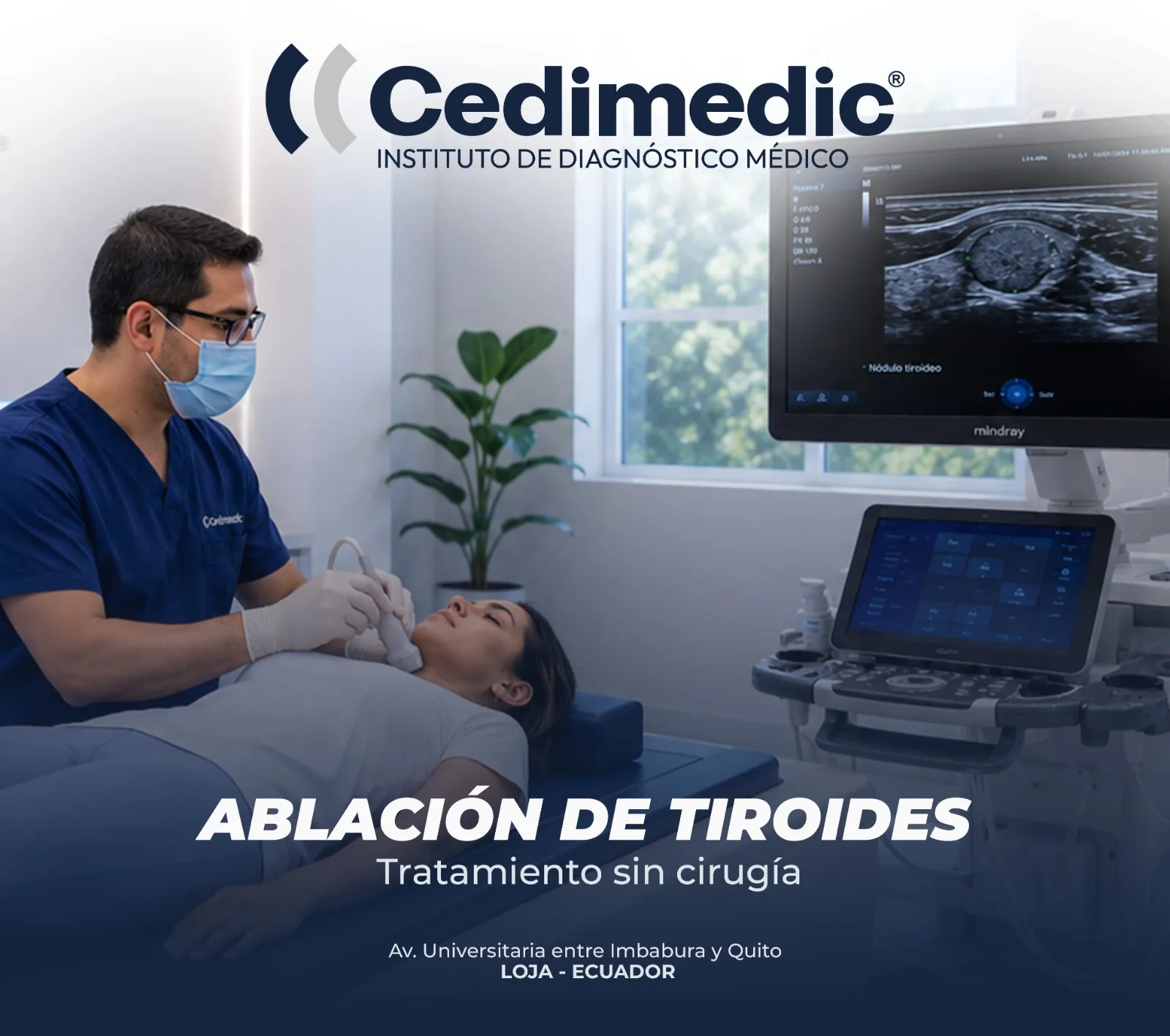 Ablación de tiroides sin cirugía en Cedimedic