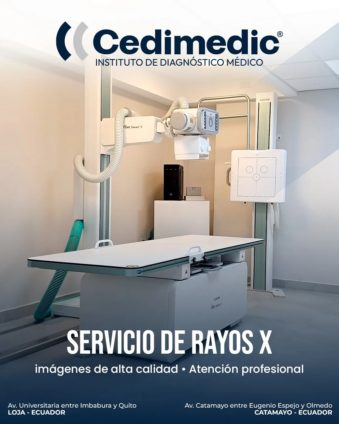 Sala de rayos X Cedimedic